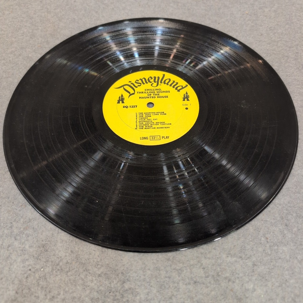 Disneyland Chilling Thrilling Sounds of the Haunted House Vinyl LP DQ-1257 1964 - Picture 2 of 2